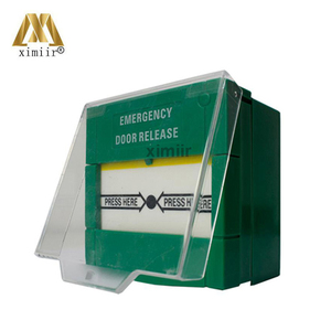 10pcs/lot Glass Broken Push Button Switch with Cover Emergency Exit Button Switch E21 Door Release Button <strong>for</strong> Access Control - Product Image 1