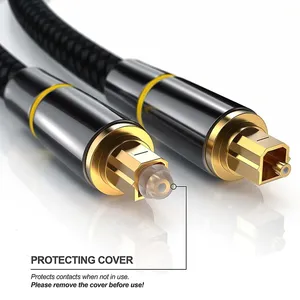Cable de Audio óptico Digital de alta calidad Toslink SPDIF S/PDIF Cable de fibra óptica coaxial para amplificadores de barra de sonido Subwoofer Blu-ray - Product Image 3