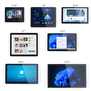 Pannello multifunzione touch all-in-one per pc montaggio a parete fanless pannello industriale per computer desktop incorporato - Product Image 2