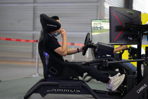 Simulador de juego Simulador de simulación de conducción, soporte de asiento para Cockpits de carreras, simulación de freno de mano, teclado - Product Image 4