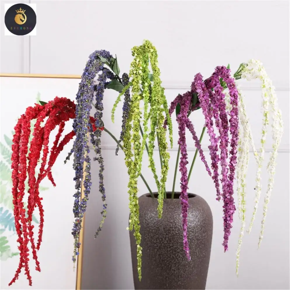 EV wholesale artificial hanging greenery Amaranthus for wedding flower decoration