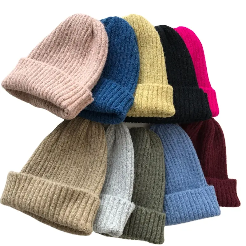 Cappello mohawk lavorato a maglia con treccia personalizzata berretto termico con licenza con pom pom personalizzato