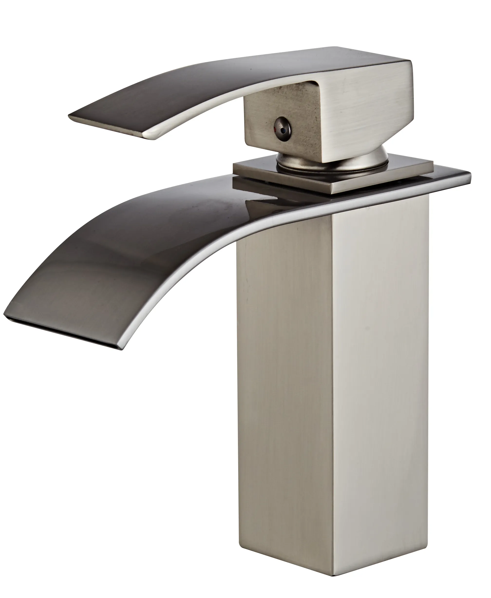 Nickel brosse bassin robinet mitigeur robinet mitigeur cascade mitigeur de lavabo