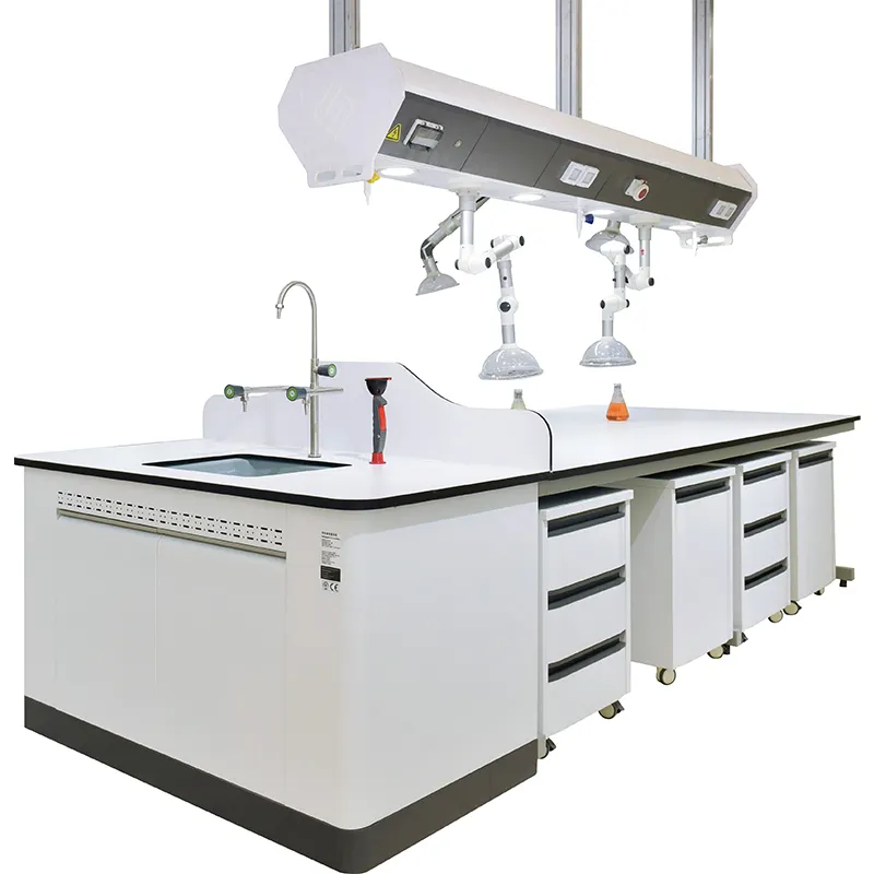 Op Maat Gemaakte Laboratorium Schoolmeubilair Wetenschap Lab Werk Banktafel Apparatuur Met Science Lab Wastafel