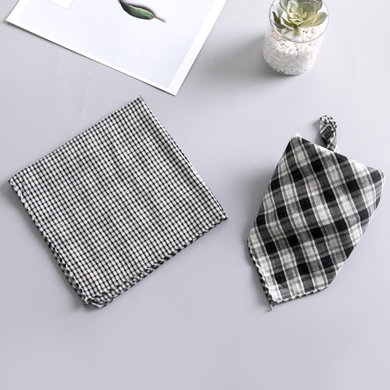 Plaid noir blanc