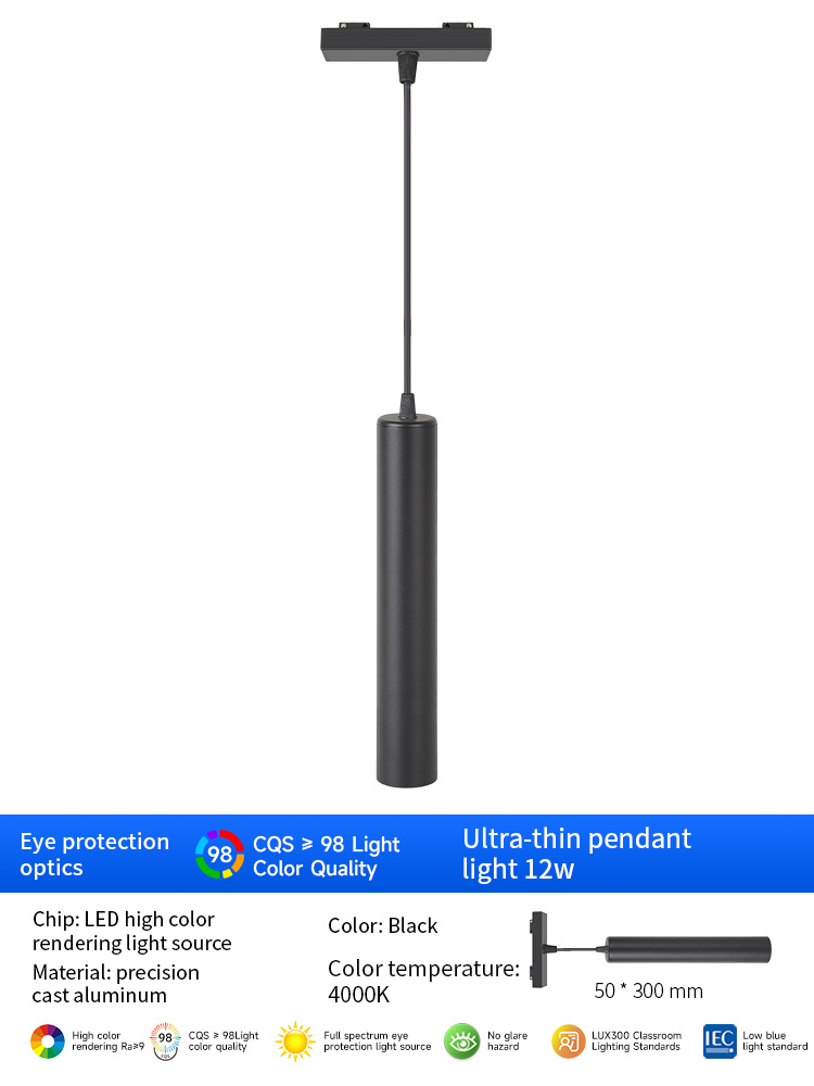 Magnetic hanging light 12W