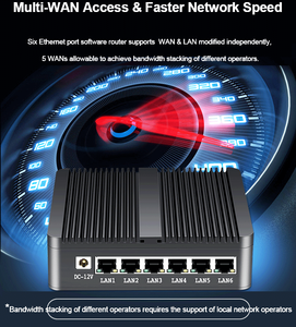 PfSense Firewall OPNSense Netzwerk gerät Gateway Router VPN Mini PC Computer mit Quad Core J1900 6 LAN Gigabit Ethernet NICs