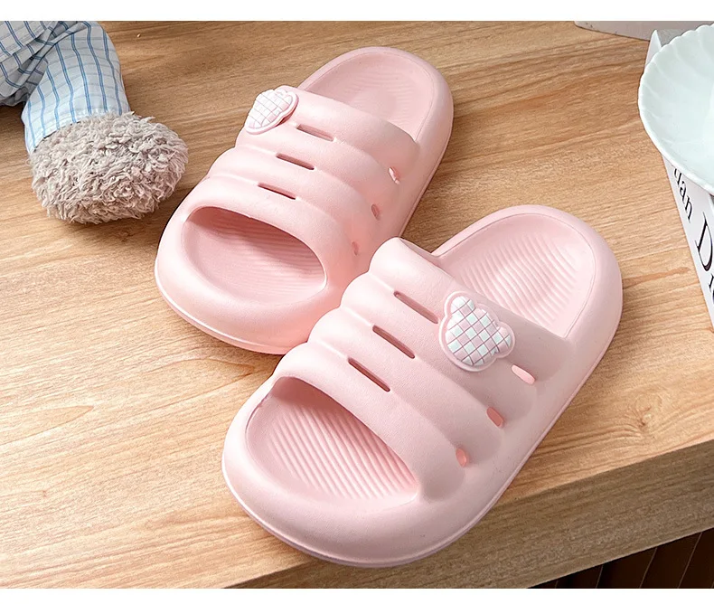 2023 Flat EVA Home Shoes Kids Slippers Children Boys Girls Indoor EVA Soft Sole Slides Slipper