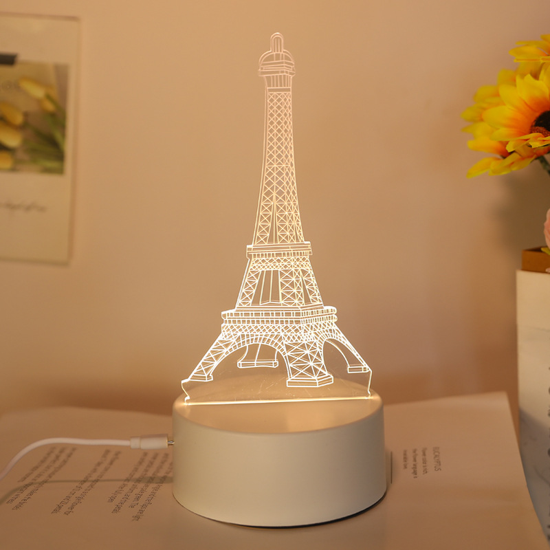 White Base+Eiffel Tower Style