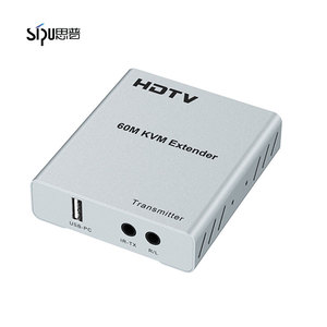 Venta al por mayor HDMI Switcher USB KVM Extender Over Cat 5E Cat 6 HDMI 60M HDMI Extender USB2.0 Video Extender - Product Image 1