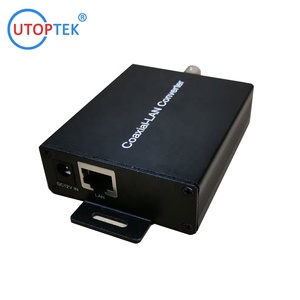 10/100Mbps 1-Port RJ45 to <strong>BNC</strong> EOC Ethernet Over Coaxial Extender 0~1.5km Range Power Supply DC12V (5.5*2.1) for IP Network - Product Image 2
