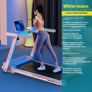 Tranquillo Mini macchina da corsa interna elettrica Design pieghevole per il Test della frequenza cardiaca da palestra di casa senza caratteristiche per uso femminile - Product Image 6