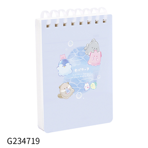 Cuaderno de notas de papel A7 de dibujos animados coloridos creativos de gran venta para regalo Obakenu fantasma gato Bloc de notas adhesivas para niños