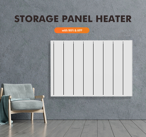<strong>2025</strong> Ceramic Electric Storage Panel <strong>Heater</strong> with Programmable Digital Timer Aluminium Infrared Panel <strong>Heater</strong> Wall Mounting - Product Image 2