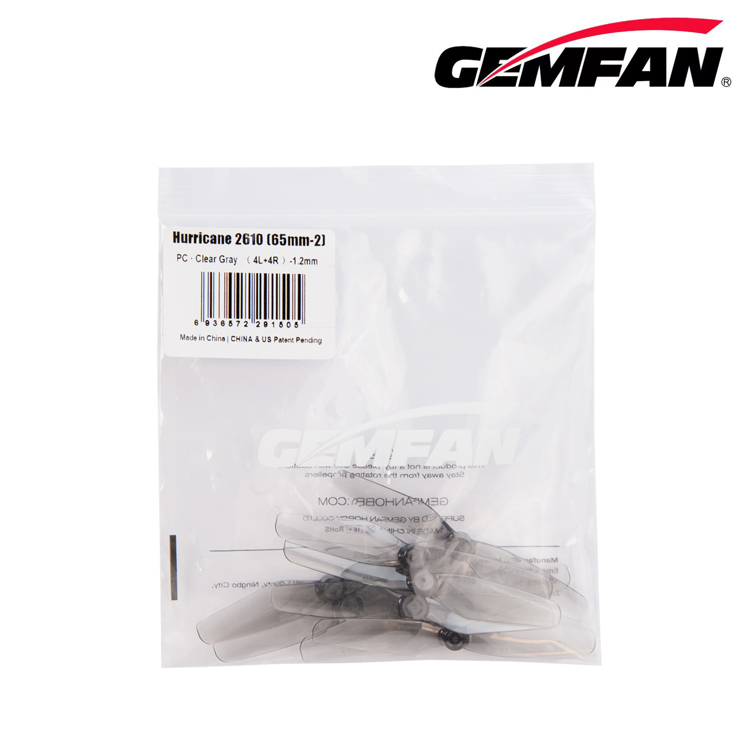 1,2 mm de gris transparente