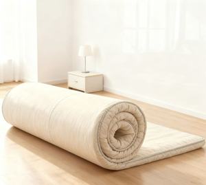 ที่นอนไฟเบอร์สำหรับขับรถในตัวเองพับได้และประหยัดพื้นที่สะดวกสบายและเงียบแผ่นรองนอนสำหรับเดินทาง - Product Image 4