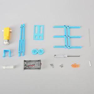 Wissenschaft und Technologie Kleine Produktion Biped Robot Diy Kinder Spaß Spielzeug Kinder handbuch Wissenschaft Experiment Modell Großhandel
