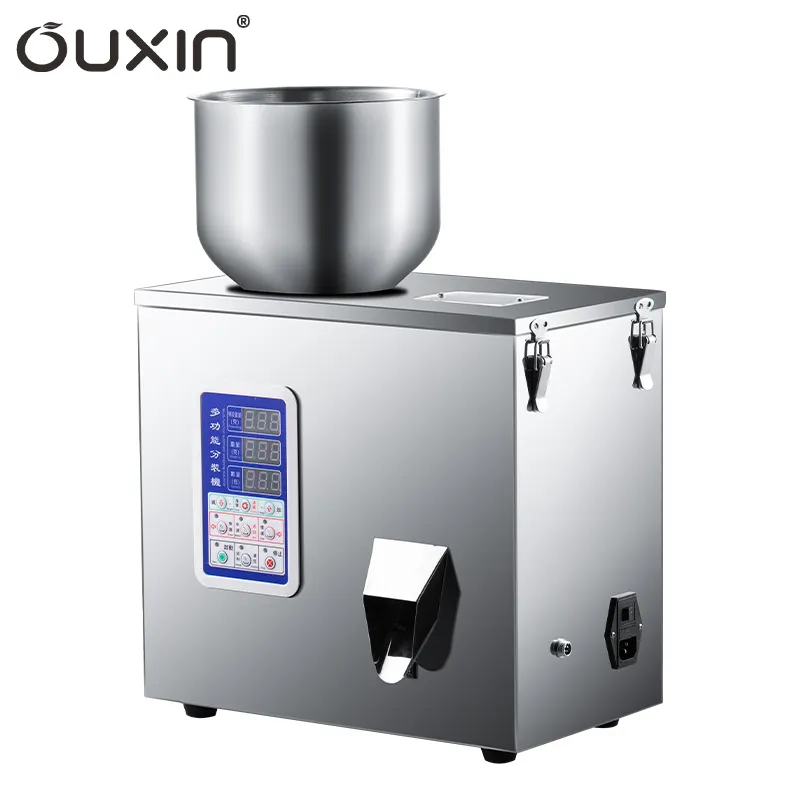 500g baking powder filling machine coffee bean, grain, tea, coffee powder desktop filling machine Factory direct sale