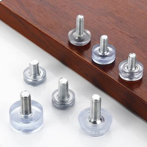 聚氯乙烯调平脚M8可调软透明桌脚桌腿橱柜桌腿沙发脚 - Product Image 6