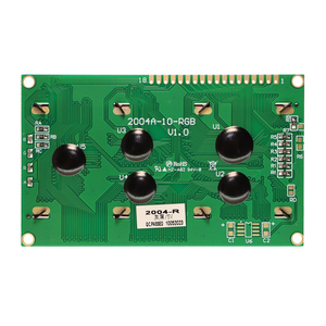 LCD2004 modulo Display LCD RGB retroilluminazione parola nera schermo a colori con inglese e russo personalizzazione del carattere - Product Image 6
