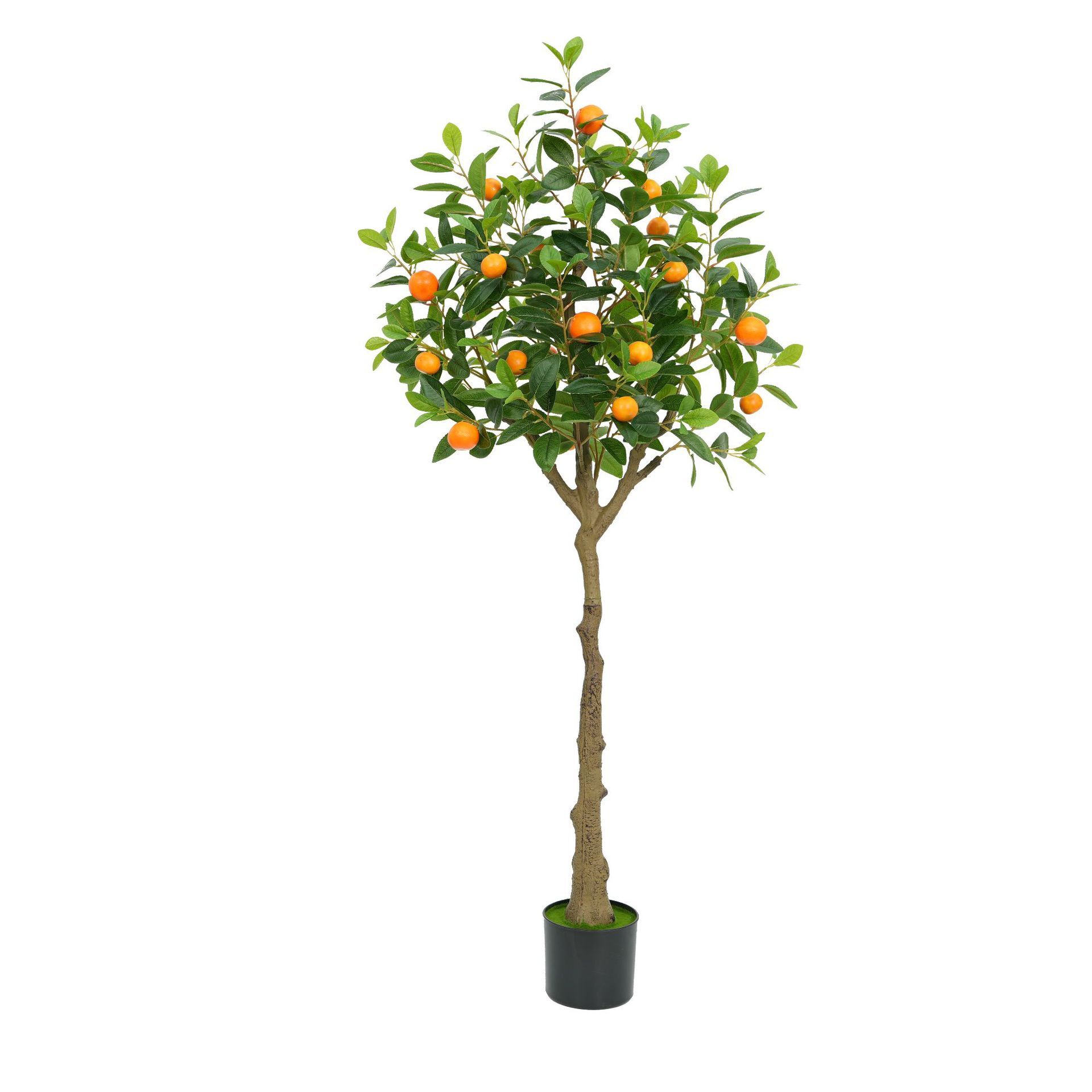 Oranger de 150 cm avec fruits artificiels