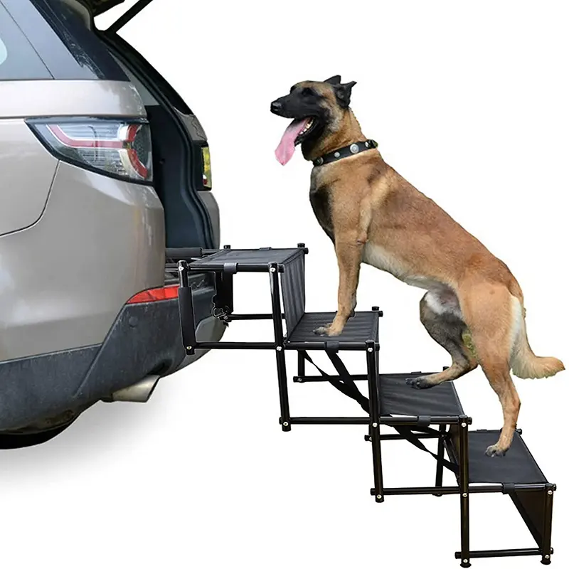 Escalones plegables para perros grandes, rampa portátil para mascotas, para coches, SUVs