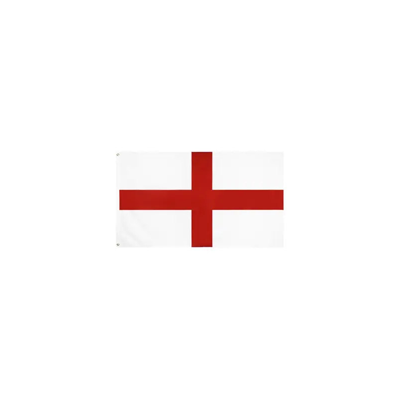 Pronto Para Enviar 3x5 Ft Impresso Branco Cruz Vermelha Qualidade 68d Poliéster Bandeira Indoor/outdoor 90x bandeira inglês inglaterra de 150cm