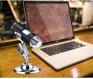 1600X数字USB显微镜3 in 1 USB Type-C微接口电子显微镜，带8个LEDs支架价格 - Product Image 2