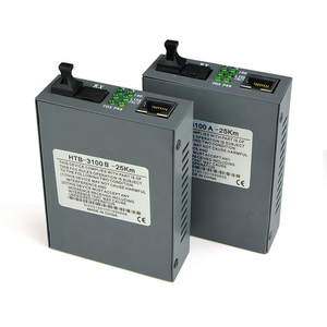 Fiber Optic Equipment <strong>Ethernet</strong> RJ45 Transceiver HTB-3100A/B NETLINK 10/100M SM Single Fiber SC Optical Media Converter - Product Image 3