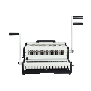 SW2500A Custom Multipurpose 2 in 1 Strip Comb Book Binder 25sheets Manual Wire Book <strong>Binding</strong> Machine for Office - Product Image 4