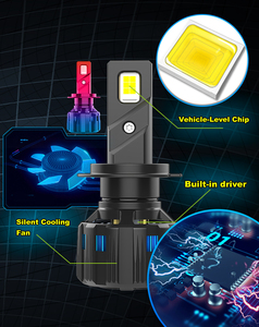 New A10 <strong>LED</strong> H4 H7 Car Headlight Bulbs 12V Volta for <strong>BMW</strong> 3 Series 2010 Coupe 120 Watts <strong>LED</strong> Chip Light Source - Product Image 3