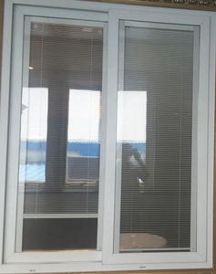 Cheap Price 2 Track Pvc <strong>windows</strong> <strong>with</strong> <strong>Built</strong> in Blinds and Sliding Flyscreen - Product Image 5
