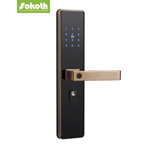 Keyless รหัสผ่านอิเล็กทรอนิกส์บัตรปุ่มกดลายนิ้วมือล็อคประตูสมาร์ท - Product Image 1