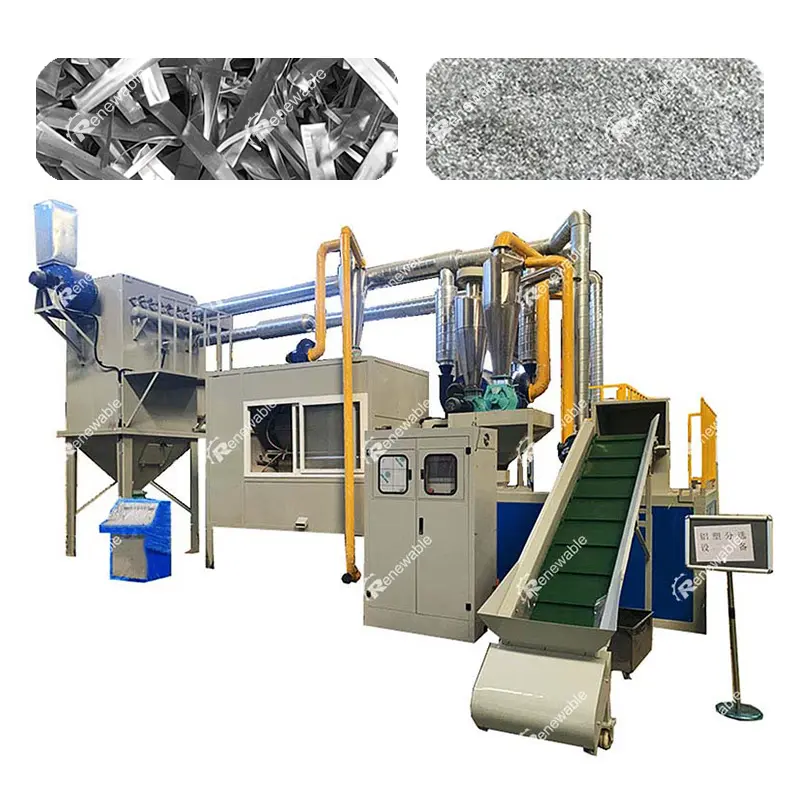 Henan Hernieuwbare Aluminiumfolie Recycling Apparatuur Schroot Aluminium Blister Separator Machine Prijs