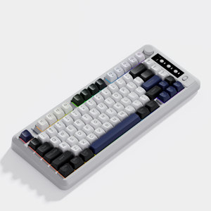 Teclado de membrana personalizable para juegos RGB inalámbrico de 81 teclas 2,4G con controles multimedia - Product Image 5