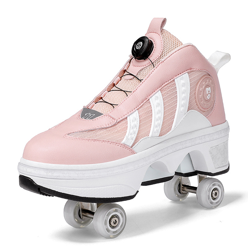 139 Pink, Four-Wheel One-Click Folding