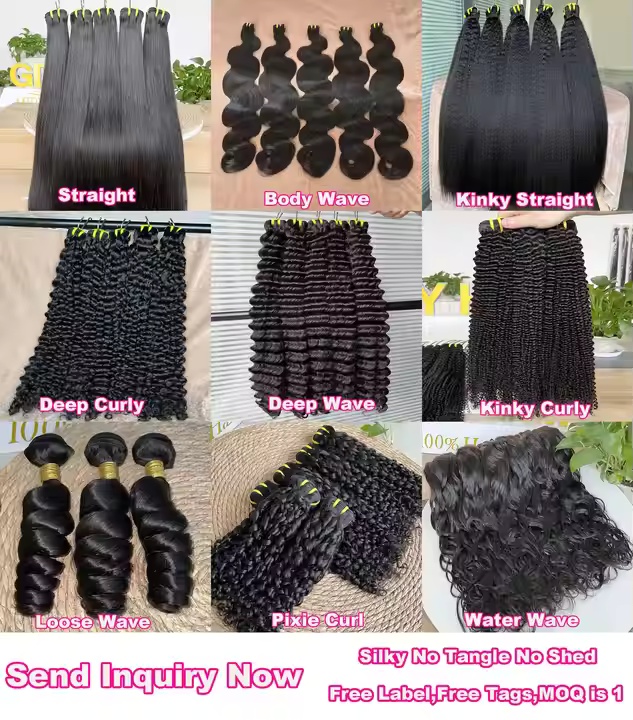 faisceaux de cheveux