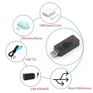 SinkrUSBアイソレーターモジュールADUM3160USB-USB電圧アイソレーターモジュールは12Mbpsをサポートし、回路システムのノイズを分離するために使用されます - Product Image 3
