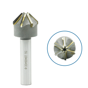 Chanfreinage fraise à 90 degrés fraise en bout tige droite soudage carbure chanfrein fraise - Product Image 2