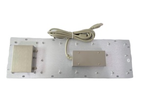 Teclado impermeable Teclado de metal industrial Teclado metálico Teclado de montaje en panel con panel táctil - Product Image 3