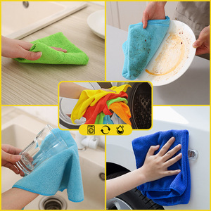 Agent Purchasing Microfiber Multi-Functional Cleaning <strong>Cloth</strong> Thickened Kitchen Lint-Free Table Wash for Car and Other Purposes - Product Image 4