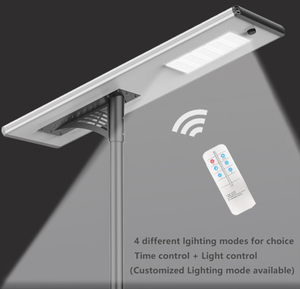 IP66 MPPT denetleyicisi ROHS CE sertifikalı açık All-In-One 150 watt LED güneş enerjili sokak ışığı - Product Image 5