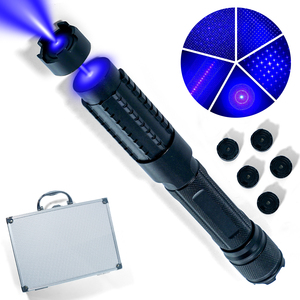 Stylo pointeur <span class=keywords><strong>laser</strong></span> bleu pour un ciblage précis avec batterie rechargeable, idéal pour une utilisation extérieure et professionnelle - Product Image 1