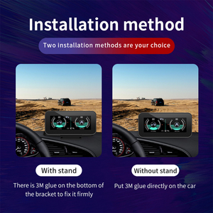 ELING <span class=keywords><strong>Digital</strong></span> Inclinometer <span class=keywords><strong>Clinometer</strong></span> Car Head Up Display Angle Slope Medidor com Volt Monitoramento para Off-Road Veículos para - Product Image 5