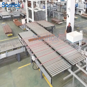 Customized Auto <strong>Loading</strong> <strong>Unloading</strong> Table <strong>Automatic</strong> Roller Conveyor for Wood Furniture Pallet Conveyor
