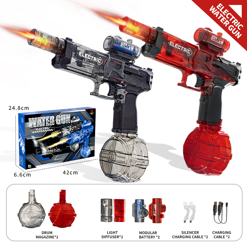 Pistola de agua eléctrica Ice Mouse - Negro y Rojo