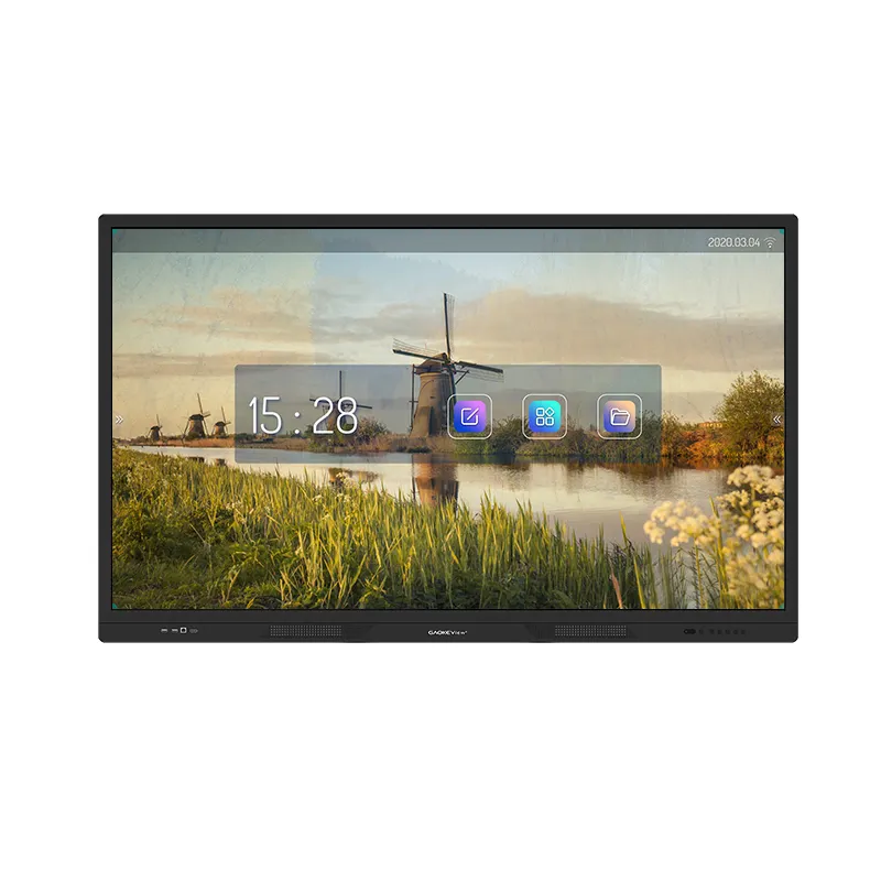 LCD מסך מגע אינטראקטיבי לוח ציור לוח חכם כל אחד הוביל תמיכת הטלוויזיה MAC מחשב