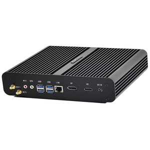 US Stock Business Mini Desktop <strong>Computer</strong>, i7 10th Gen CPU, 16GB DDR4/256GB NVMe SSD, | 4K UHD Dual Display HD+DP, Fanless - Product Image 2