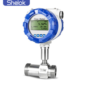 Ip67 2 Digital tipo caudalímetro electrónico Gas combustible líquido agua Rs485 turbina caudalímetro - Product Image 3