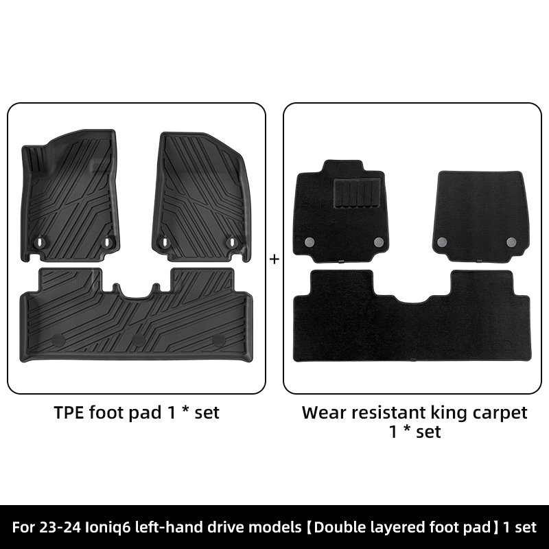 Models 23-24: Ioniq6 Double Layer Foot Pads